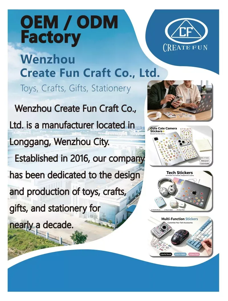 Wenzhou Create Fun Craft Co., Ltd., 글로벌 엑스포에서 빛나다: 맞춤형 스티커 및 DIY 장난감 분야의 10년 혁신