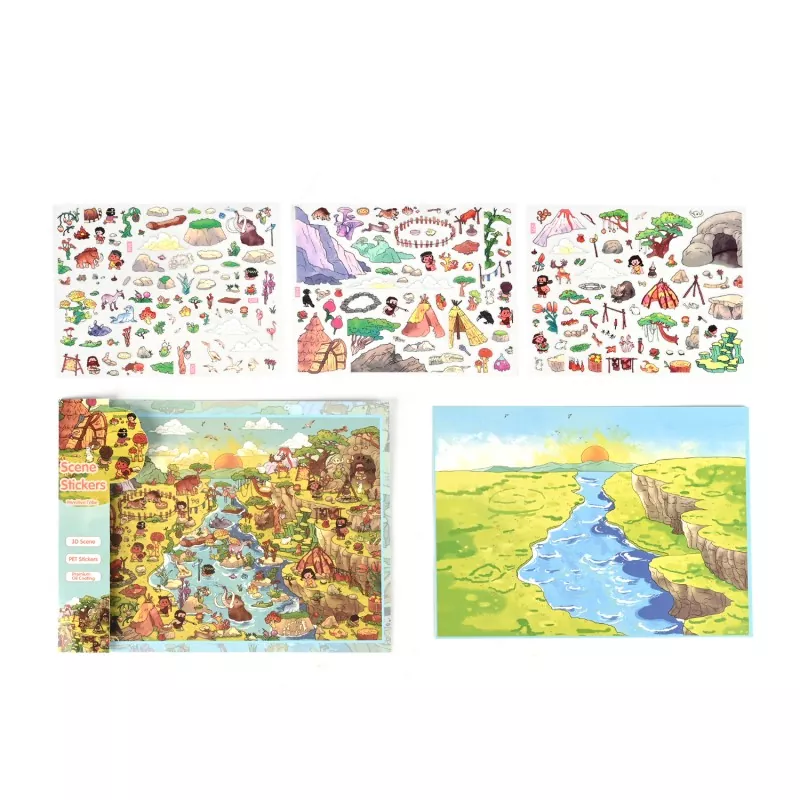 Colorful Scene Sticker