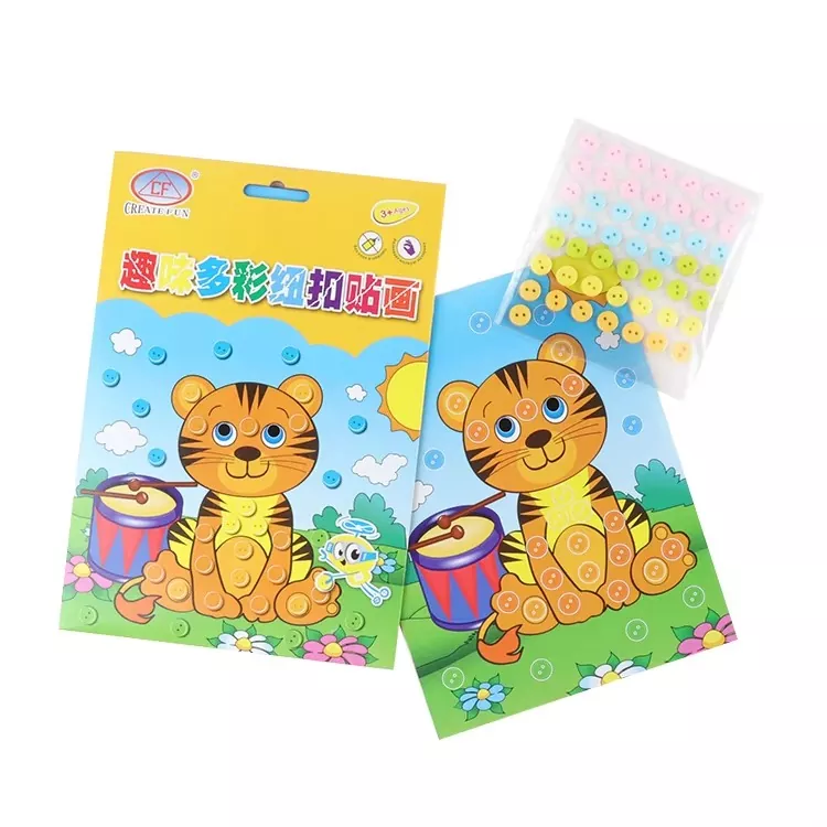 DIY Button Art Toy