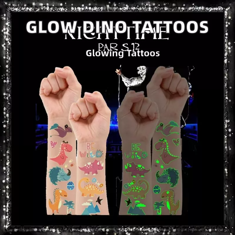Glow-in-the-Dark Tattoo Sticker